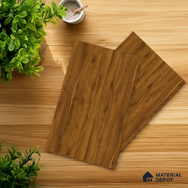 Wooden Look LM 21570 Tangerine Maple 8ft x 4ft Texture Finish Decorative Laminate - 1 mm | Suitable for TV Unit, Wardrobe, Kitchen Cabinets