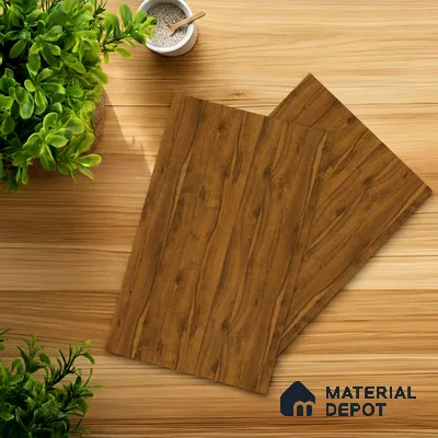 Wooden Look LM 21573 Tangerine Maple 8ft x 4ft Texture Finish Decorative Laminate - 1 mm | Suitable for TV Unit, Wardrobe, Kitchen Cabinets