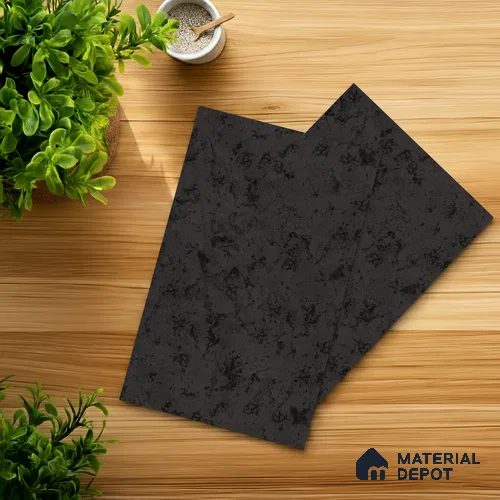 Stone Look LM 21578 Stressed Calacatta 8ft x 4ft Texture Finish Decorative Laminate - 1 mm | Suitable for TV Unit, Wardrobe, Kitchen Cabinets