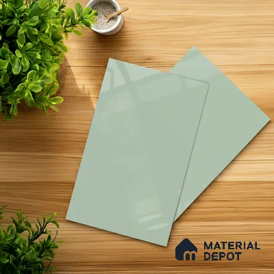 GA 4004 8 ft x 4 ft High Gloss Finish 6H Antiscratch Acrylic Laminate - 1.5 mm | Suitable for Living Room, Kitchen, Office | Matching Edgeband Code EB 4004