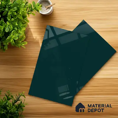 GA 4012 8 ft x 4 ft High Gloss Finish 6H Antiscratch Acrylic Laminate - 1.5 mm | Suitable for Living Room, Kitchen, Office | Matching Edgeband Code EB 4012