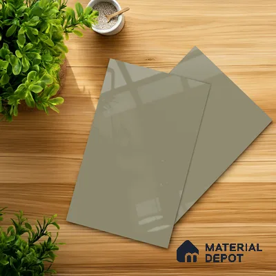 GA 4036 8 ft x 4 ft High Gloss Finish 6H Antiscratch Acrylic Laminate - 1.5 mm | Suitable for Living Room, Kitchen, Office | Matching Edgeband Code EB 4036