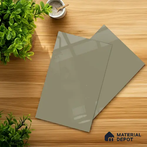 GA 4036 8 ft x 4 ft High Gloss Finish 6H Antiscratch Acrylic Laminate - 1.5 mm | Suitable for Living Room, Kitchen, Office | Matching Edgeband Code EB 4036