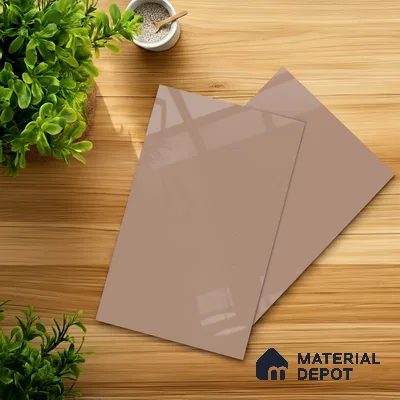 GA 4037 8 ft x 4 ft High Gloss Finish 6H Antiscratch Acrylic Laminate - 1.5 mm | Suitable for Living Room, Kitchen, Office | Matching Edgeband Code EB 4037