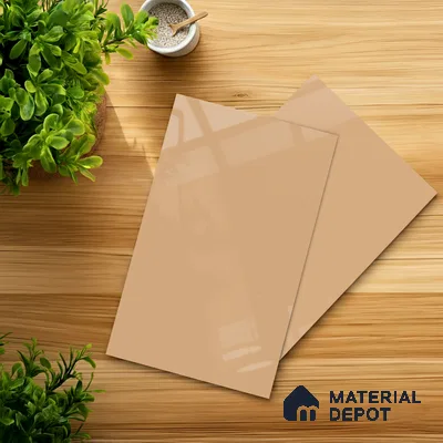 GA 4038 8 ft x 4 ft High Gloss Finish 6H Antiscratch Acrylic Laminate - 1.5 mm | Suitable for Living Room, Kitchen, Office | Matching Edgeband Code EB 4038