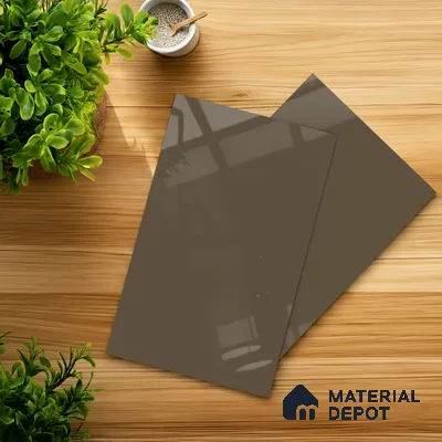 GA 4040 8 ft x 4 ft High Gloss Finish 6H Antiscratch Acrylic Laminate - 1.5 mm | Suitable for Living Room, Kitchen, Office | Matching Edgeband Code EB 4040