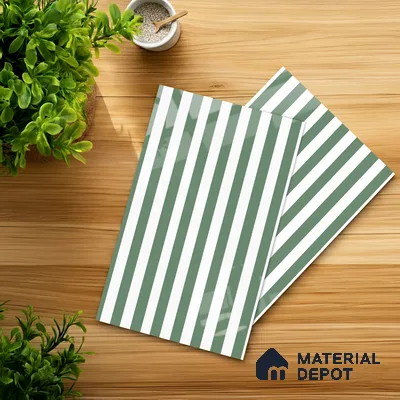 GA 4111 8 ft x 4 ft Stripe Matte Finish 6H Antiscratch Acrylic Laminate - 1.5 mm | Suitable for Living Room, Kitchen, Office