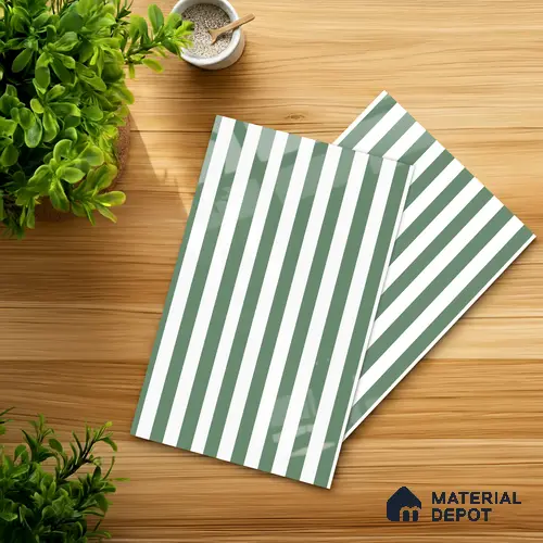 GA 4111 8 ft x 4 ft Stripe Matte Finish 6H Antiscratch Acrylic Laminate - 1.5 mm | Suitable for Living Room, Kitchen, Office