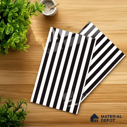 GA 4128 8 ft x 4 ft Stripe Matte Finish 6H Antiscratch Acrylic Laminate - 1.5 mm | Suitable for Living Room, Kitchen, Office