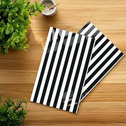 GA 4129 8 ft x 4 ft Stripe Matte Finish 6H Antiscratch Acrylic Laminate - 1.5 mm | Suitable for Living Room, Kitchen, Office