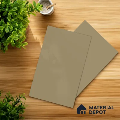 Warm Cream Solid Colors Look LM 21815 8 ft x 4 ft Matte Finish 6H Anti Scratch Laminate - 1.5 mm | Suitable for Living Room, Kitchen, Office