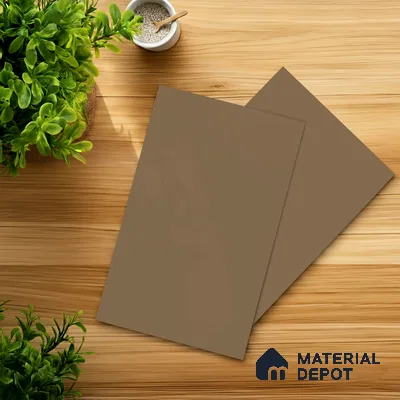 Warm Brown Solid Colors Look LM 21816 8 ft x 4 ft Matte Finish 6H Anti Scratch Laminate - 1.5 mm | Suitable for Living Room, Kitchen, Office