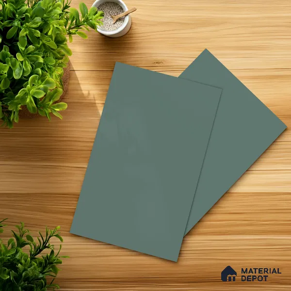 Teal Blue Solid Colors Look LM 21818 8 ft x 4 ft Matte Finish 6H Anti Scratch Acrylic Laminate - 1.5 mm | Suitable for Living Room, Kitchen, Office