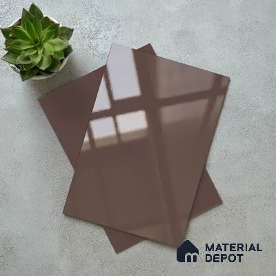 Dusty Rose Purple Solid Colors Look LM 23327 Rose Debut 8 ft x 4 ft High Gloss Finish 6H Anti Scratch Acrylic Laminate - 1.5 mm | Suitable for Living Room, Kitchen, Office