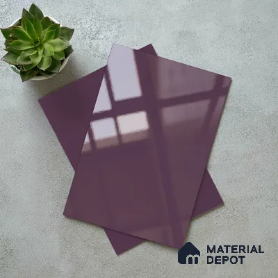 Purple Sparkle Look LM 23328 Orchidia 8 ft x 4 ft High Gloss Finish 6H Anti Scratch Acrylic Laminate - 1.5 mm | Suitable for Kitchen Cabinet, TV Unit, Wardrobe