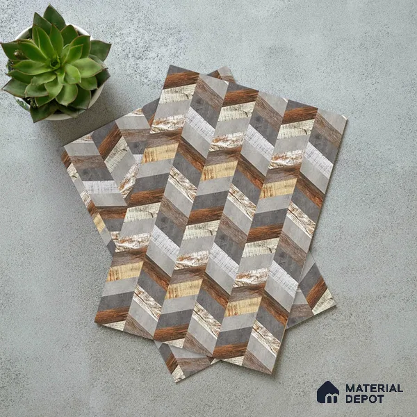 Patterned Look LM 06171 8 ft x 4 ft Texture Finish Decorative Laminate - 1 mm | Suitable for Bedroom, TV Unit, Wardrobe