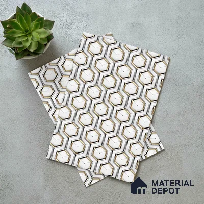 Patterned Look LM 06174 8 ft x 4 ft Matte Finish Decorative Laminate - 1 mm | Suitable for Bedroom, TV Unit, Wardrobe