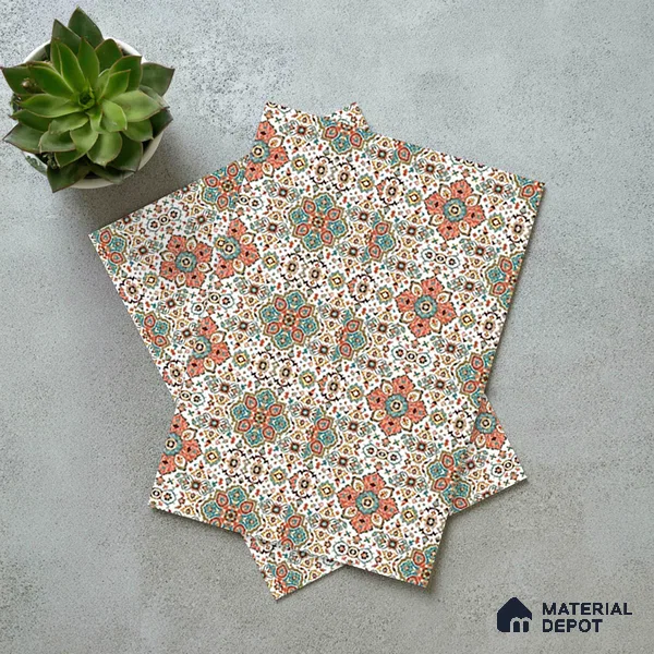 Patterned Look LM 06177 8 ft x 4 ft Matte Finish Decorative Laminate - 1 mm | Suitable for Bedroom, TV Unit, Wardrobe