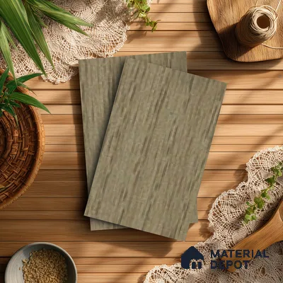 Wooden Look LM 13847 Pista Dyed Veneer 8 ft x 4 ft Texture Finish Decorative Laminate - 1 mm | Suitable for TV Unit, Wardrobe, Kitchen Cabinets