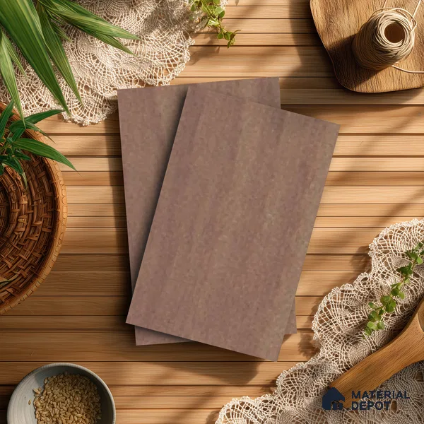 Wooden Look LM 13851 Peach Dyed Veneer 8 ft x 4 ft Texture Finish Decorative Laminate - 1 mm | Suitable for TV Unit, Wardrobe, Kitchen Cabinets
