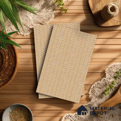 Brown Digital, Fabric Look LM 23620 8 ft x 4 ft Texture Finish Decorative Laminate - 1 mm | Suitable for TV Unit, Wardrobe, Kitchen Cabinets
