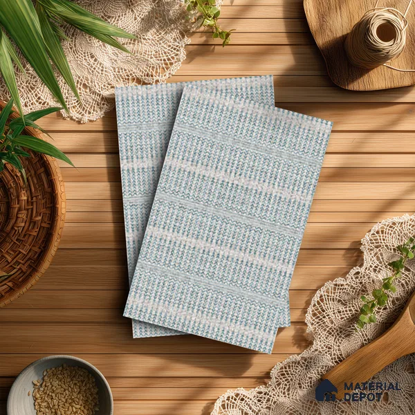Blue Digital, Fabric Look LM 23622 8 ft x 4 ft Texture Finish Decorative Laminate - 1 mm | Suitable for TV Unit, Wardrobe, Kitchen Cabinets