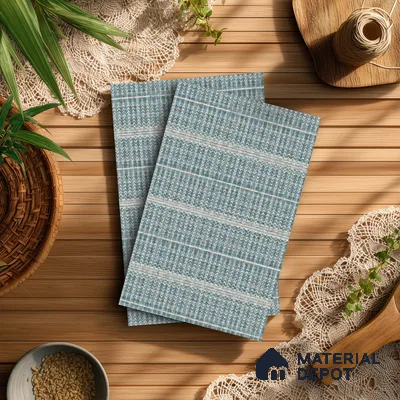 Blue Digital, Fabric Look LM 23623 8 ft x 4 ft Texture Finish Decorative Laminate - 1 mm | Suitable for TV Unit, Wardrobe, Kitchen Cabinets