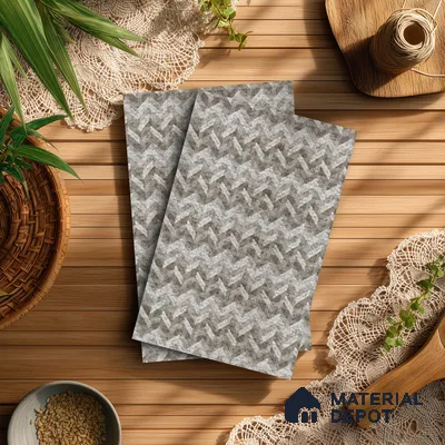 Brown Digital, Fabric Look LM 23625 8 ft x 4 ft Texture Finish Decorative Laminate - 1 mm | Suitable for TV Unit, Wardrobe, Kitchen Cabinets