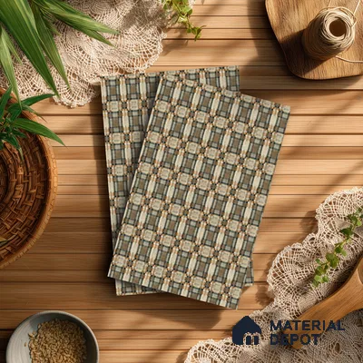 Brown Digital, Fabric Look LM 23626 8 ft x 4 ft Texture Finish Decorative Laminate - 1 mm | Suitable for TV Unit, Wardrobe, Kitchen Cabinets