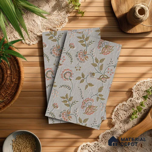 Grey Digital, Fabric Look LM 23631 8 ft x 4 ft Texture Finish Decorative Laminate - 1 mm | Suitable for TV Unit, Wardrobe, Kitchen Cabinets