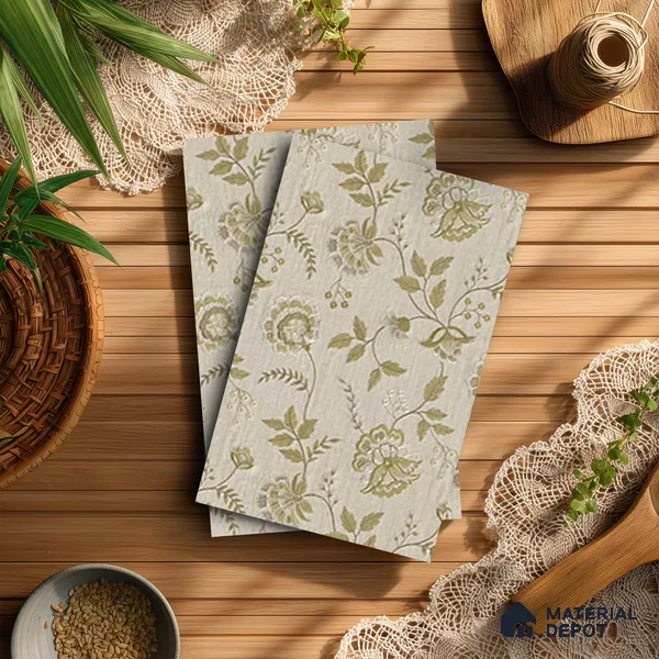Brown Digital, Fabric Look LM 23632 8 ft x 4 ft Texture Finish Decorative Laminate - 1 mm | Suitable for TV Unit, Wardrobe, Kitchen Cabinets