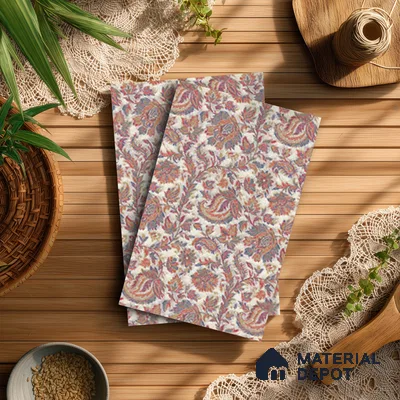 Brown Digital, Fabric Look LM 23633 8 ft x 4 ft Texture Finish Decorative Laminate - 1 mm | Suitable for TV Unit, Wardrobe, Kitchen Cabinets