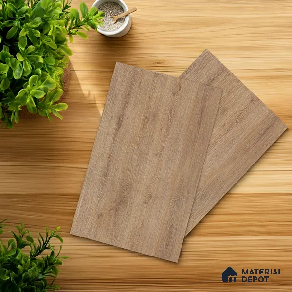 Wooden Look LM 05337 Laurel Oak Whirl 8 ft x 4 ft Texture Finish Decorative Laminate - 1 mm | Suitable for TV Unit, Wardrobe, Kitchen Cabinets