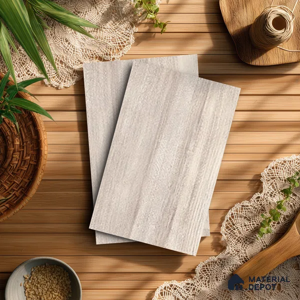 Wooden Look LM 13839 Grey Margins Macassar 8 ft x 4 ft Texture Finish Decorative Laminate - 1 mm | Suitable for TV Unit, Wardrobe, Kitchen Cabinets