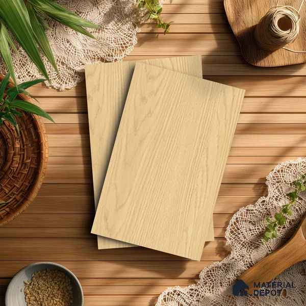 Wooden Look LM 13877 Dablam Fall Oak 8 ft x 4 ft Texture Finish Decorative Laminate - 1 mm | Suitable for TV Unit, Wardrobe, Kitchen Cabinets