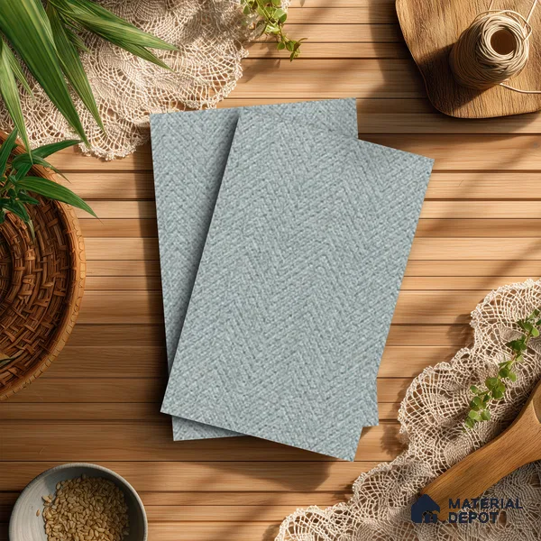 Grey Cane Look LM 20047 8 ft x 4 ft Texture Finish Decorative Laminate - 1 mm | Suitable for TV Unit, Wardrobe, Kitchen Cabinets