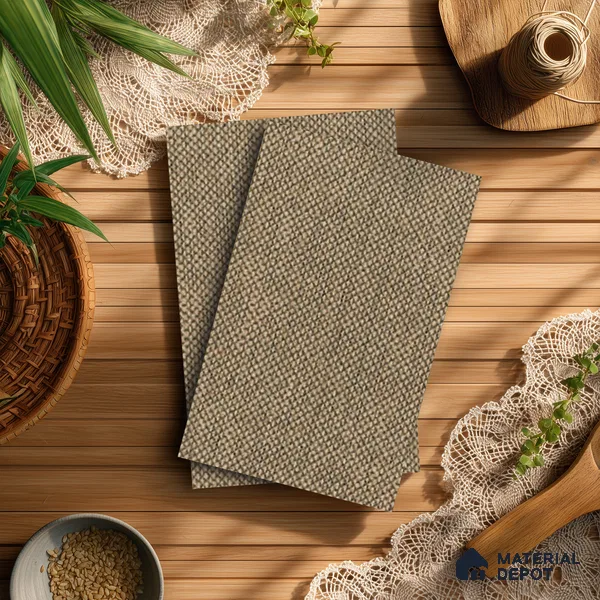 Brown Cane Look LM 20069 8 ft x 4 ft Texture Finish Decorative Laminate - 1 mm | Suitable for TV Unit, Wardrobe, Kitchen Cabinets