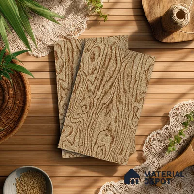 Wooden Look LM 20075 8 ft x 4 ft Texture Finish Decorative Laminate - 1 mm | Suitable for TV Unit, Wardrobe, Kitchen Cabinets