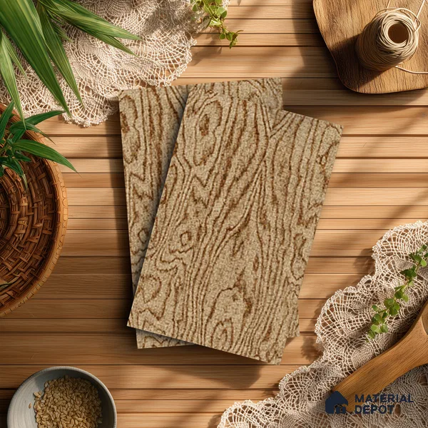 Wooden Look LM 20075 8 ft x 4 ft Texture Finish Decorative Laminate - 1 mm | Suitable for TV Unit, Wardrobe, Kitchen Cabinets