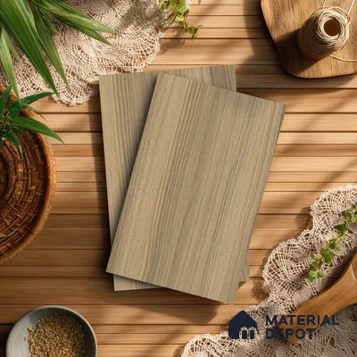 Wooden Look LM 20076 8 ft x 4 ft Texture Finish Decorative Laminate - 1 mm | Suitable for TV Unit, Wardrobe, Kitchen Cabinets