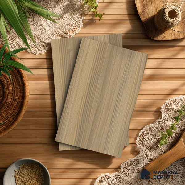 Wooden Look LM 20076 8 ft x 4 ft Texture Finish Decorative Laminate - 1 mm | Suitable for TV Unit, Wardrobe, Kitchen Cabinets