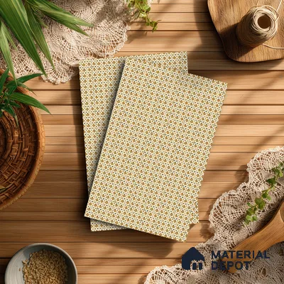 Brown Cane Look LM 20085 8 ft x 4 ft Texture Finish Decorative Laminate - 1 mm | Suitable for TV Unit, Wardrobe, Kitchen Cabinets