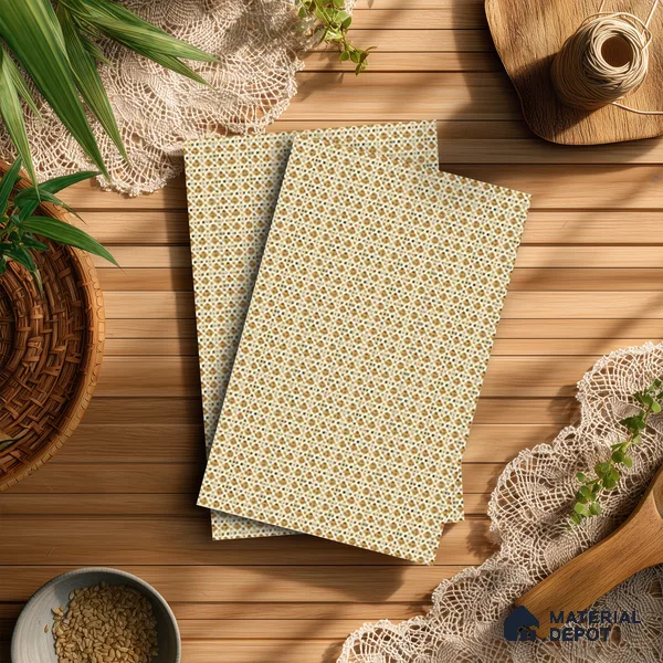 Brown Cane Look LM 20085 8 ft x 4 ft Texture Finish Decorative Laminate - 1 mm | Suitable for TV Unit, Wardrobe, Kitchen Cabinets