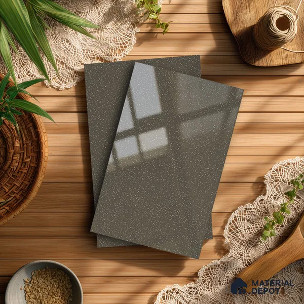 Stone Look LM 01846 8 ft x 4 ft Glossy Finish Decorative Laminate - 1 mm | Suitable for TV Unit, Wardrobe, Kitchen Cabinets