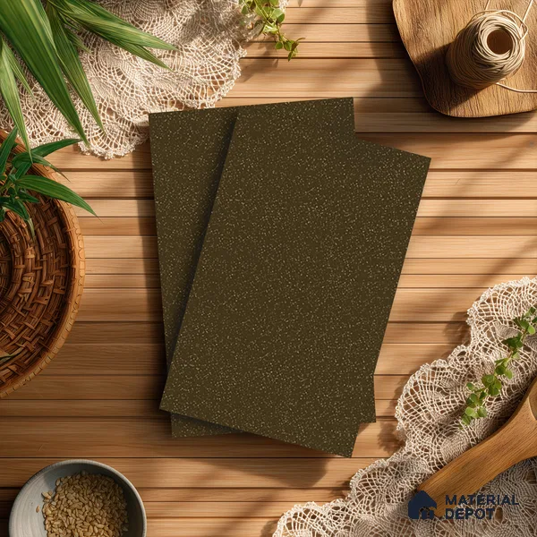 Brown Textured Solid Look LM 13856 8 ft x 4 ft Texture Finish Decorative Laminate - 1 mm | Suitable for TV Unit, Wardrobe, Kitchen Cabinets