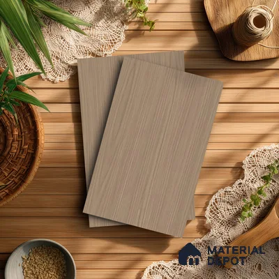 LM 13861 Narrow Leaved Elm 8 ft x 4 ft Texture Finish Decorative Laminate - 1 mm | Suitable for TV Unit, Wardrobe, Kitchen Cabinets