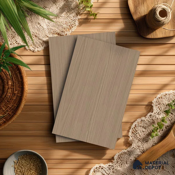 LM 13861 Narrow Leaved Elm 8 ft x 4 ft Texture Finish Decorative Laminate - 1 mm | Suitable for TV Unit, Wardrobe, Kitchen Cabinets