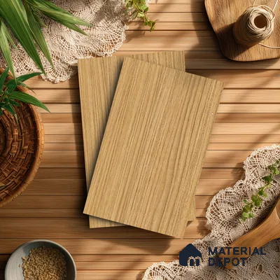 Wooden Look LM 13867 Riva Kamet 8 ft x 4 ft Texture Finish Decorative Laminate - 1 mm | Suitable for TV Unit, Wardrobe, Kitchen Cabinets