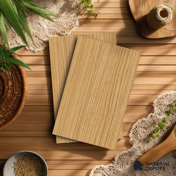 Wooden Look LM 13867 Riva Kamet 8 ft x 4 ft Texture Finish Decorative Laminate - 1 mm | Suitable for TV Unit, Wardrobe, Kitchen Cabinets