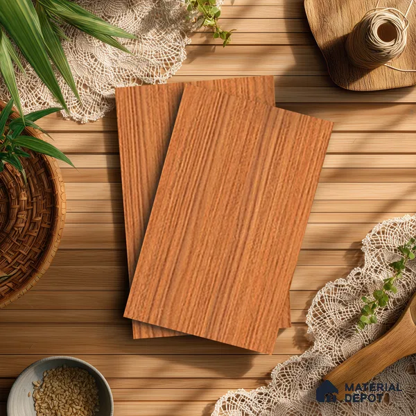 Wooden Look LM 13868 Riva Nuptse 8 ft x 4 ft Texture Finish Decorative Laminate - 1 mm | Suitable for TV Unit, Wardrobe, Kitchen Cabinets